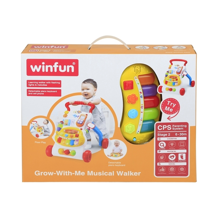 Winfun Grow-With-Me Musical Walker — view 4